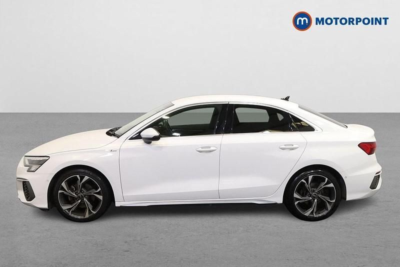 Used Audi A3 S-Line 2022 White Sedan