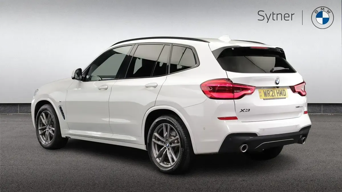 Used BMW X3 M Sport 187 HP (137 kW) 2021 White SUV