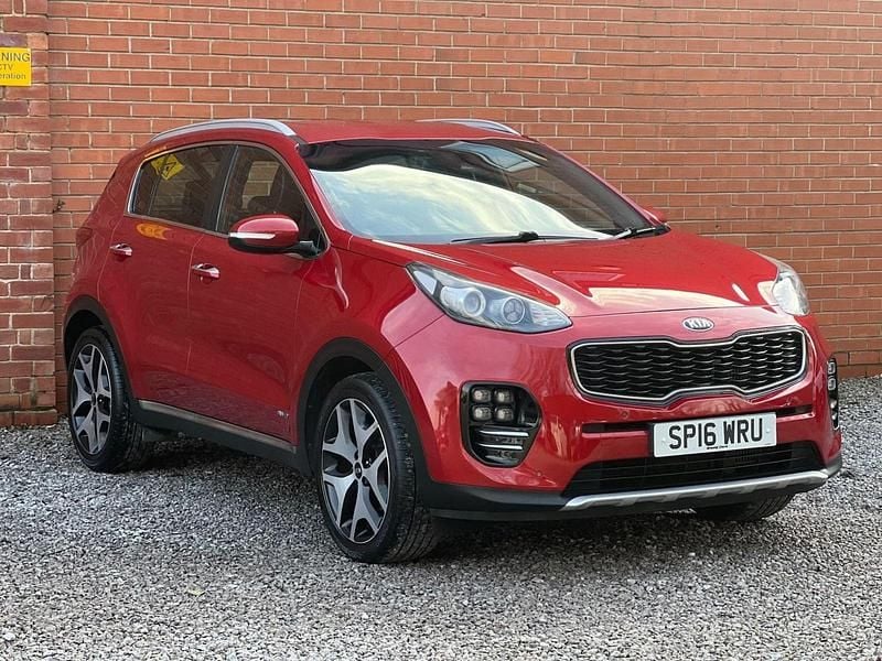 Red Used 2016 Kia Sportage GT-Line SUV | £7,800 (Good price) - Image 1/4