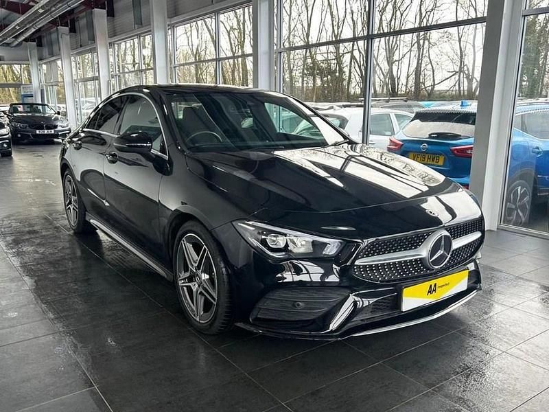 Used Mercedes CLA180 AMG line 136 HP (100 kW) 2021 Black Sedan
