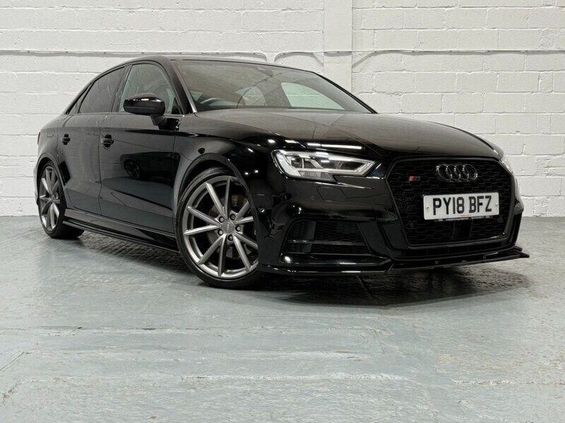 Black Used 2018 Audi S3 Black Edition Sedan | £27,345 (Fair price) - Image 1/4