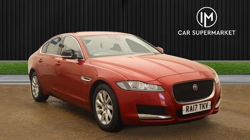 Red Used 2017 Jaguar XF Prestige Sedan | £6,885 (Good price) - Image 1/4