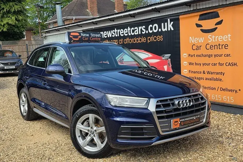 Begagnad Audi Q5 Sport 190 HK (139 kW) 2017 Blå SUV