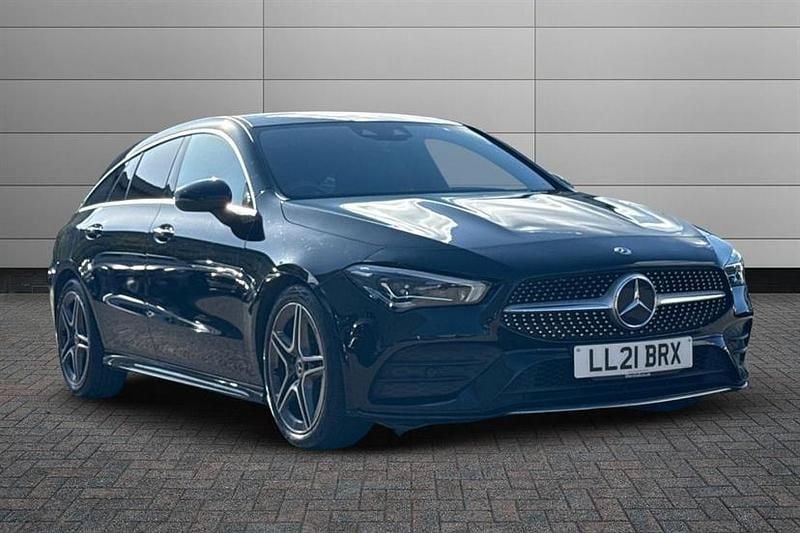 Cosmos black Used 2021 Mercedes CLA180 AMG Line Premium Plus Sedan | £20,490 (Fair price) - Image 1/4