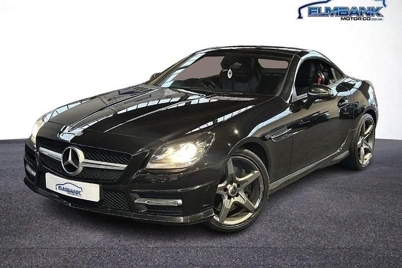 Black Used 2015 Mercedes SLK250 AMG Cabriolet | £7,695 (Good price) - Image 1/1