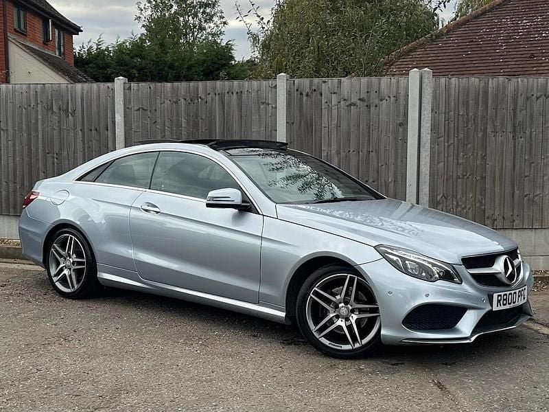 Silver Used 2015 Mercedes E250 AMG line Coupe | £9,697 (Fair price) - Image 1/4