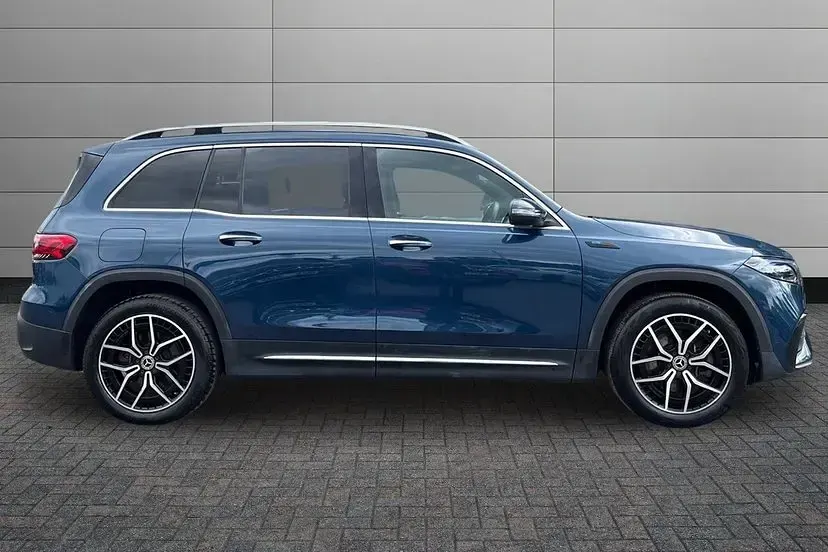 Used Mercedes EQB300 AMG Line Premium 167 kW (228 HP) 2022 Denim blue SUV