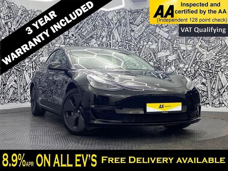 Black Used 2021 Tesla Model 3 Sedan | £18,495 (Fair price) - Image 1/2