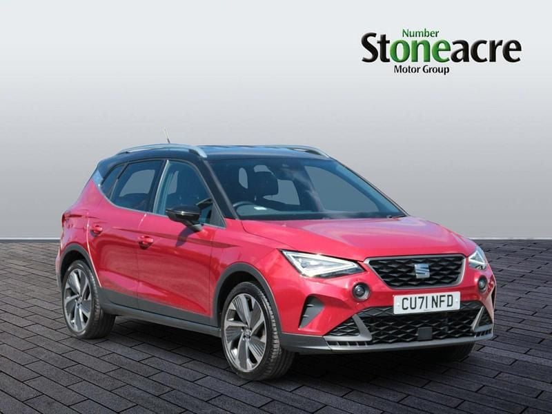 Red Used 2021 Seat Arona FR Sport SUV | £12,997 (Fair price) - Image 1/4