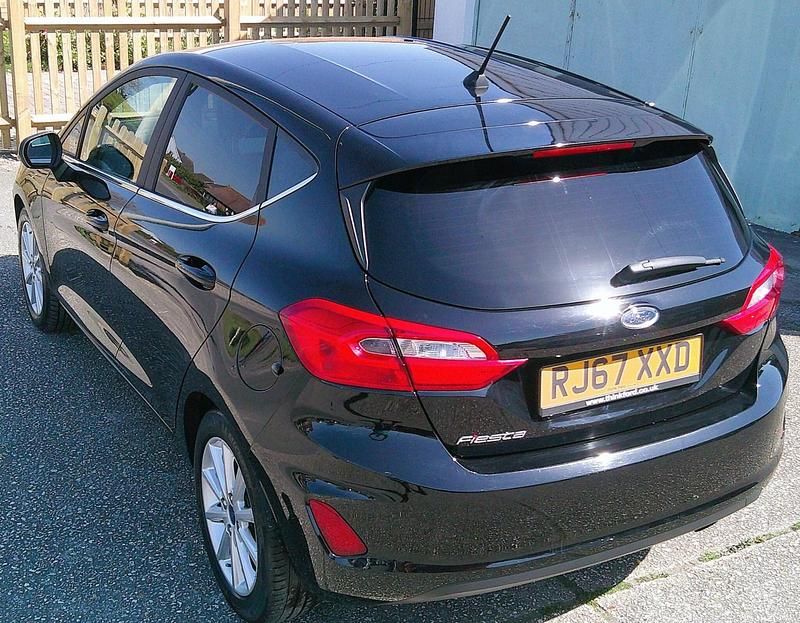 Used Ford Fiesta Titanium 2018 Black Hatchback