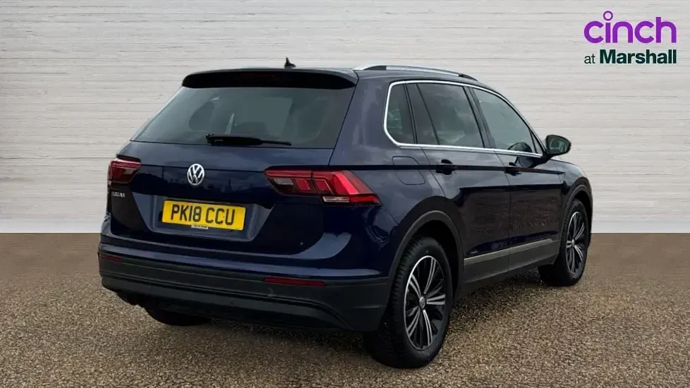 Used VW Tiguan SE 125 HP (91 kW) 2018 Blue SUV