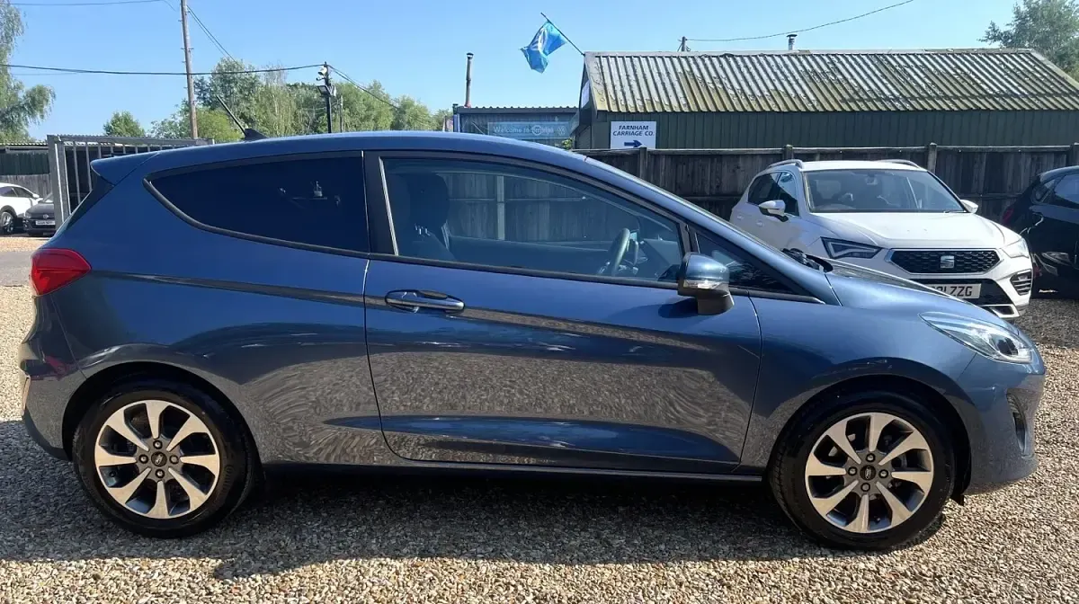 Used Ford Fiesta Trend 75 HP (55 kW) 2020 Blue Hatchback