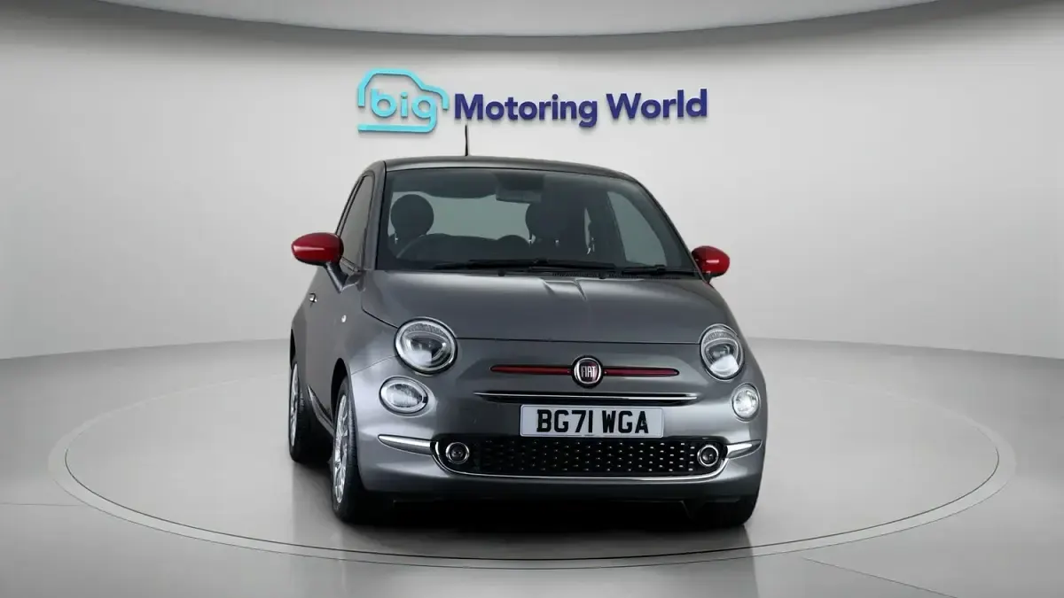 Used Fiat 500 Red 70 HP (51 kW) 2021 Grey Hatchback