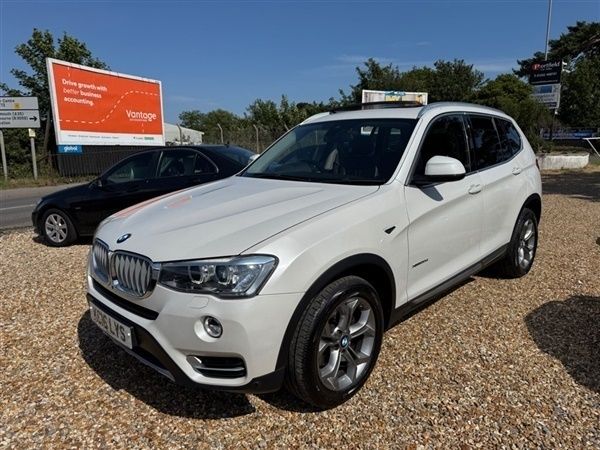 White with black leather trim Used 2016 BMW X3 xLine SUV | £17,850 (A bit pricey) - Image 1/1