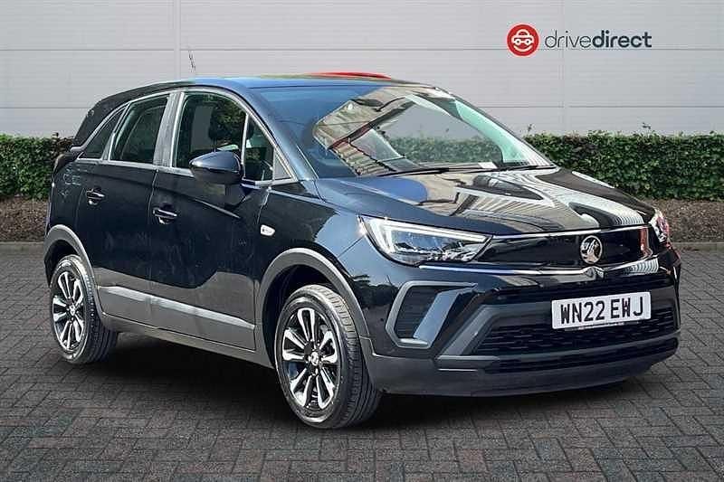 Special metallic diamond black Used 2022 Vauxhall Crossland Design Edition SUV | £11,593 (Fair price) - Image 1/4