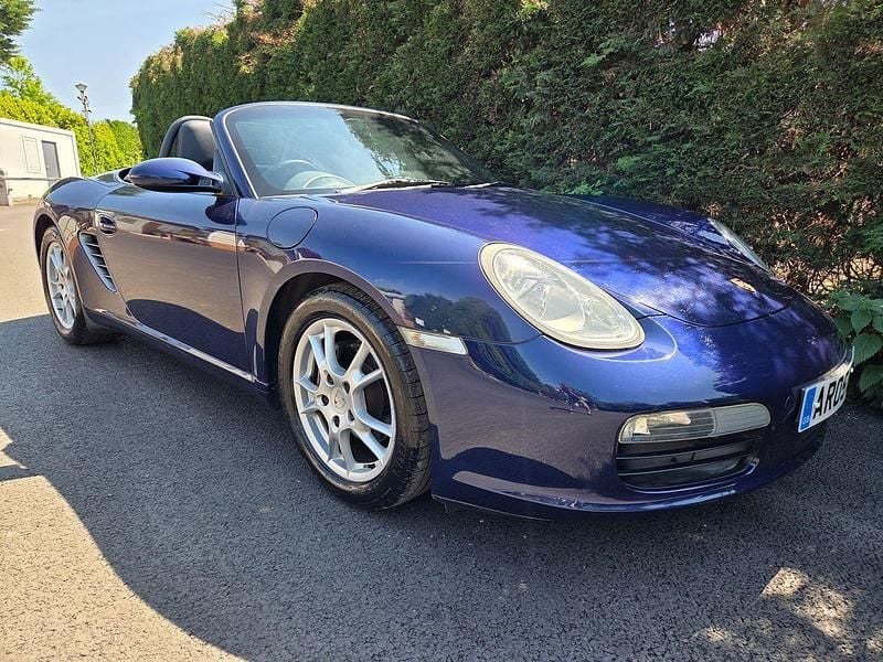 Used Porsche Boxster 240 HP (176 kW) 2005 Blue Cabriolet