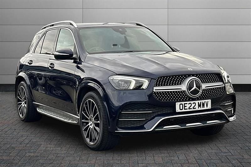 Blue Used 2022 Mercedes GLE400 AMG line Estate | £37,650 (Fair price) - Image 1/4