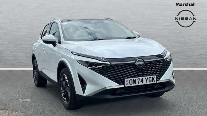 White Used 2025 Nissan Qashqai N-Connecta SUV | £27,660 (Expensive) - Image 1/4