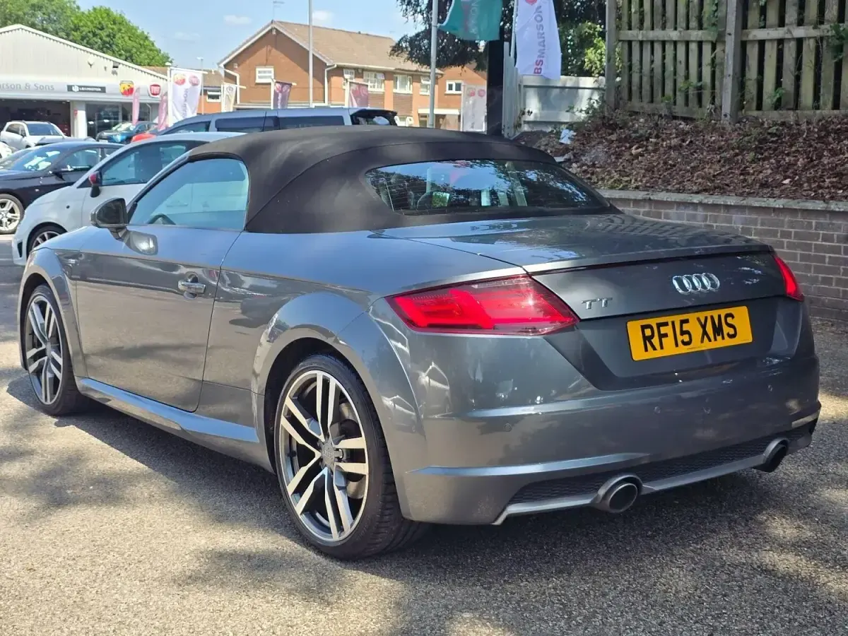 Used Audi TT Roadster S-Line 230 HP (169 kW) 2015 Grey Cabriolet