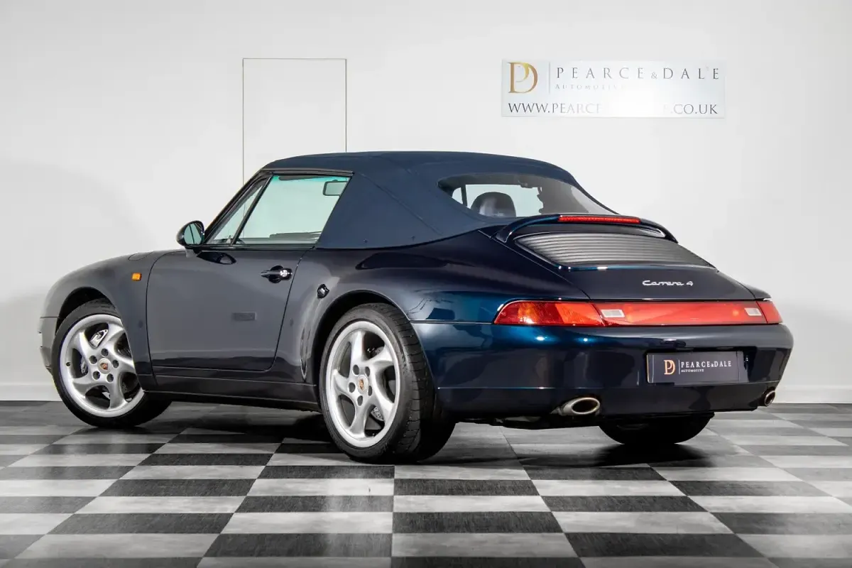Used Porsche 996 1998 Blue Cabriolet