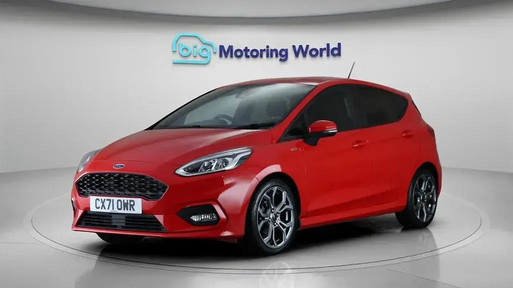 Used Ford Fiesta ST-Line 125 HP (91 kW) 2021 Red Hatchback