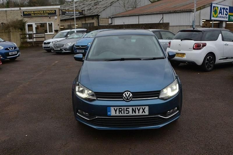 Used VW Polo SEL 2015 Blue Hatchback