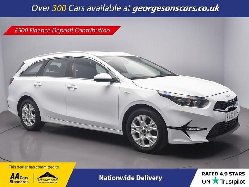 White Used 2022 Kia Ceed Sportswagon Estate | £12,950 (Good price) - Image 1/4