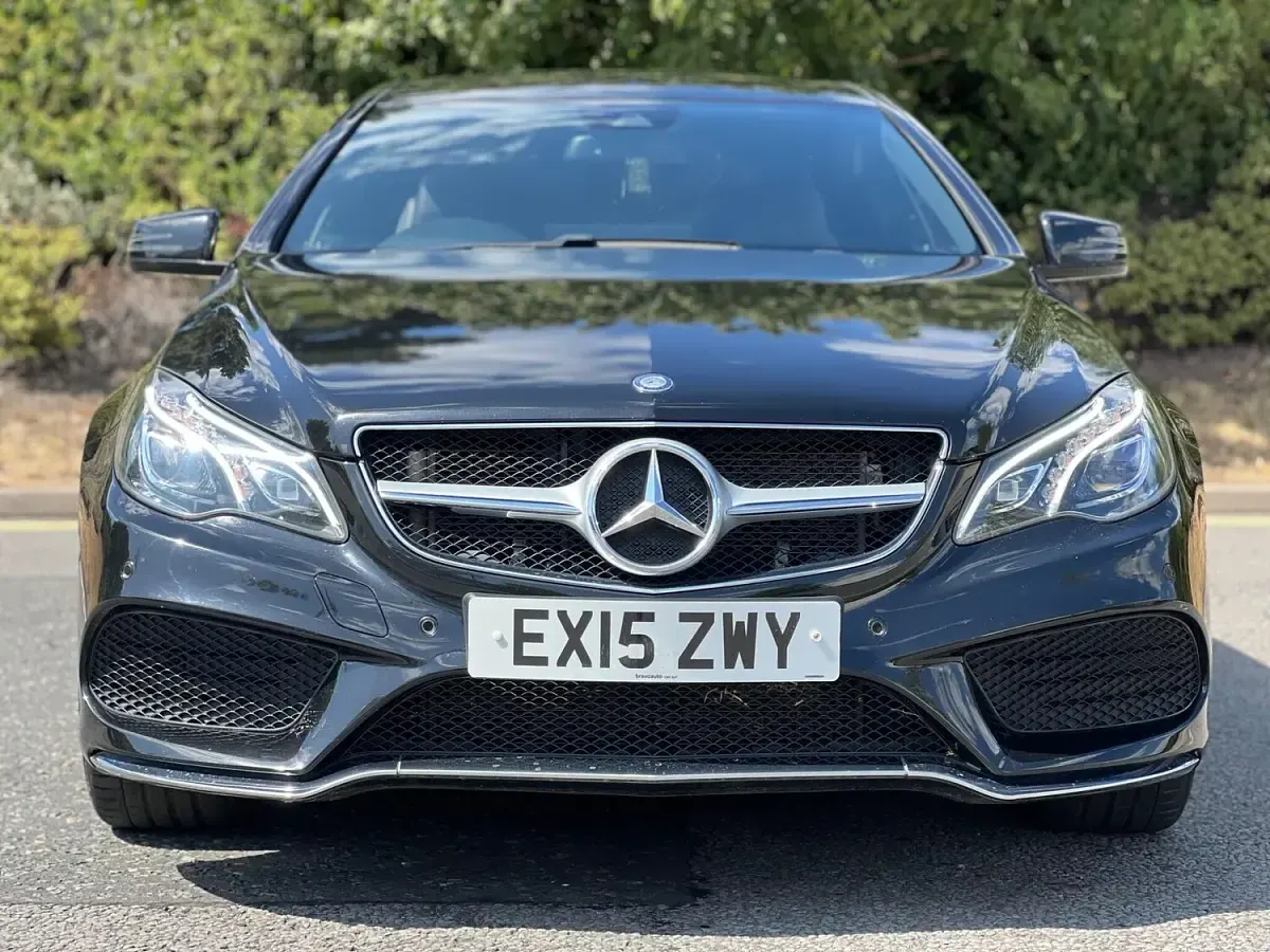 Used Mercedes E400 AMG line 2015 Black Coupe