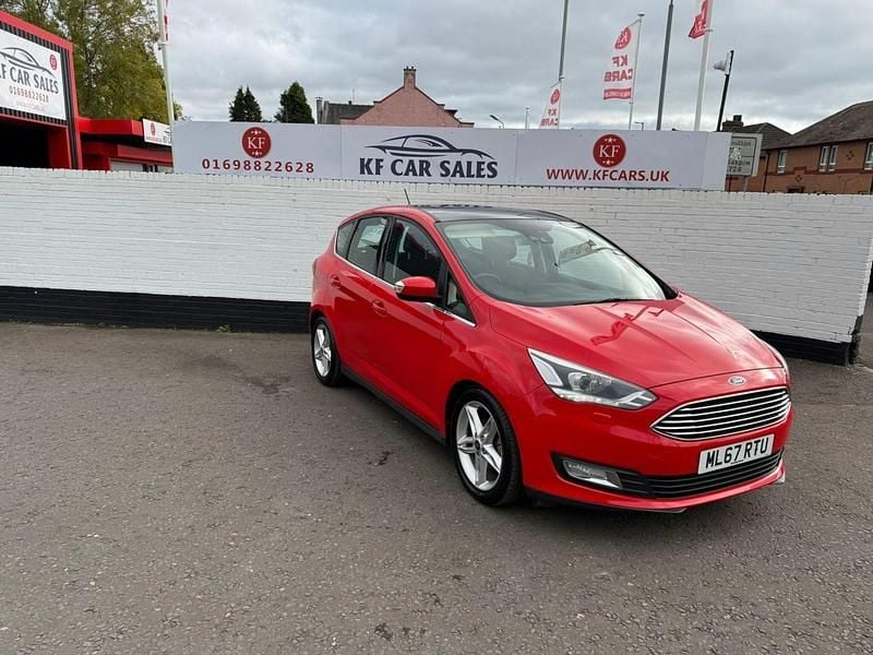 Used Ford C-MAX Titanium X 125 HP (91 kW) 2017 Red MPV
