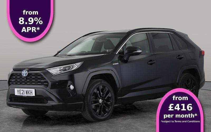 Black Used 2021 Toyota RAV4 Hybrid Edition SUV | £26,640 (A bit pricey) - Image 1/3