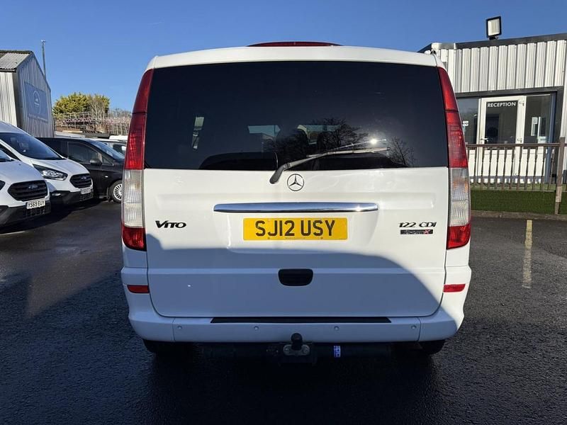 Begagnad Mercedes Vito 2012 Vit Van