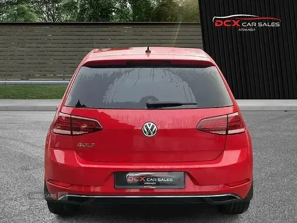 Used VW Golf VII Match 115 HP (84 kW) 2019 Red Hatchback