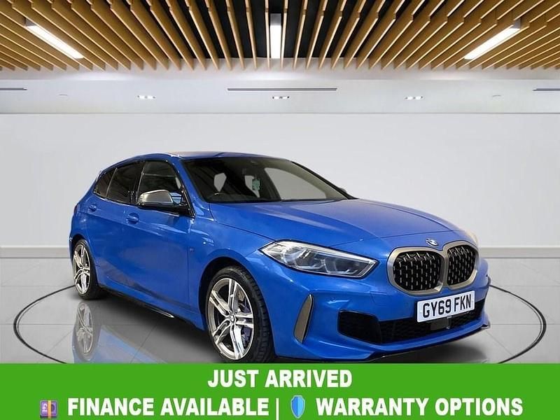 Used BMW M135 Comfort Edition 306 HP (225 kW) 2019 Blue Hatchback