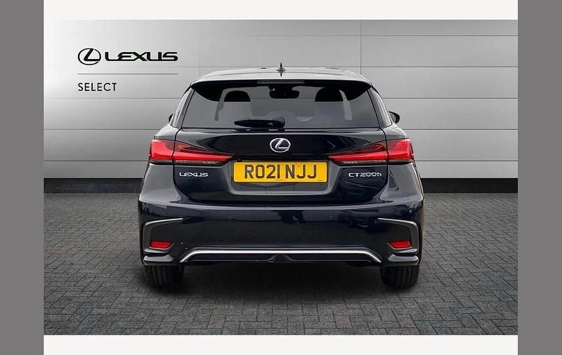 Used Lexus CT200h 136 HP (100 kW) 2021 Black Hatchback