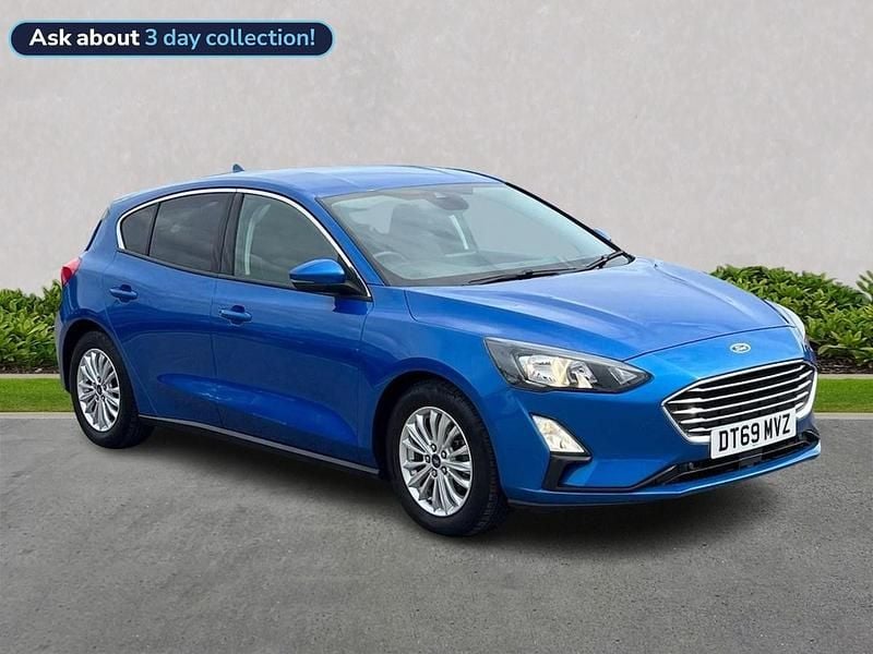 Blue Used 2020 Ford Focus Titanium Hatchback | £11,199 (Good price) - Image 1/4