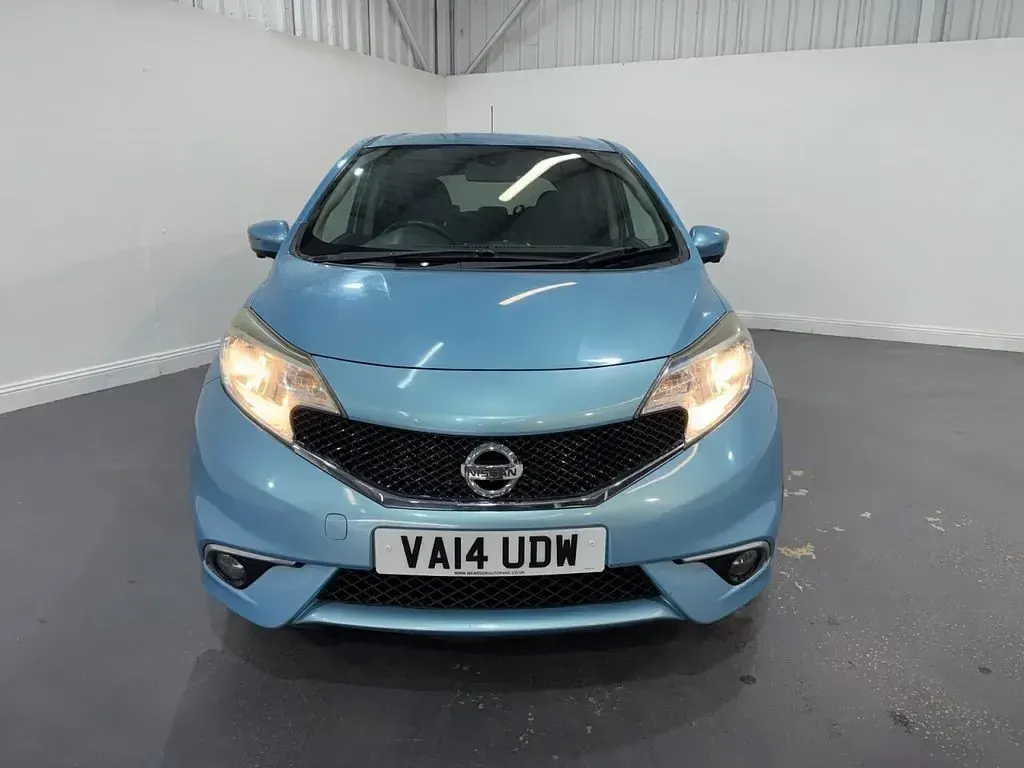 Used Nissan Note Tekna 90 HP (66 kW) 2014 Blue Hatchback
