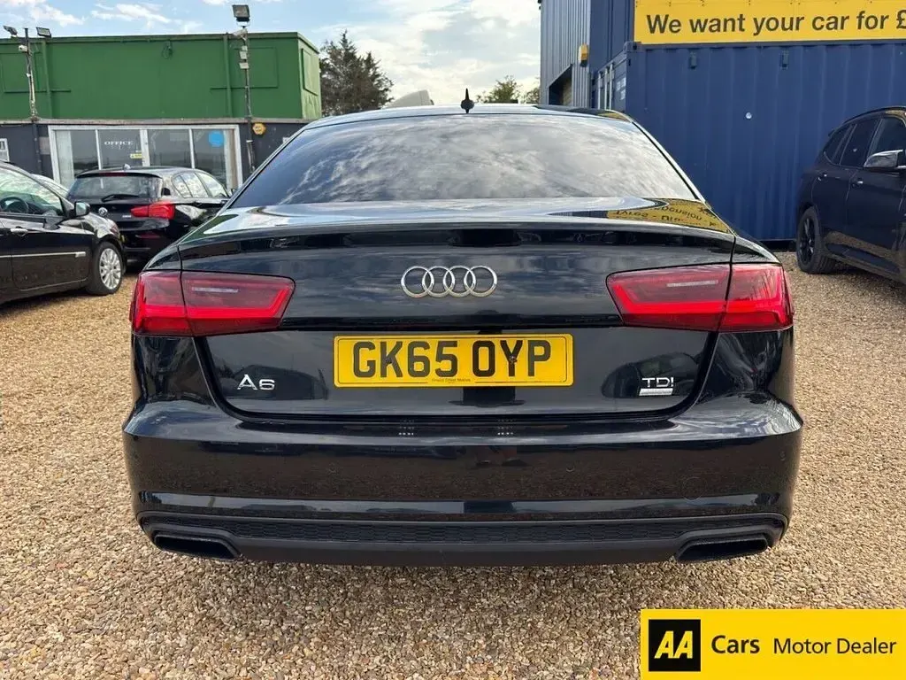 Used Audi A6 Black Edition 190 HP (139 kW) 2015 Black Sedan