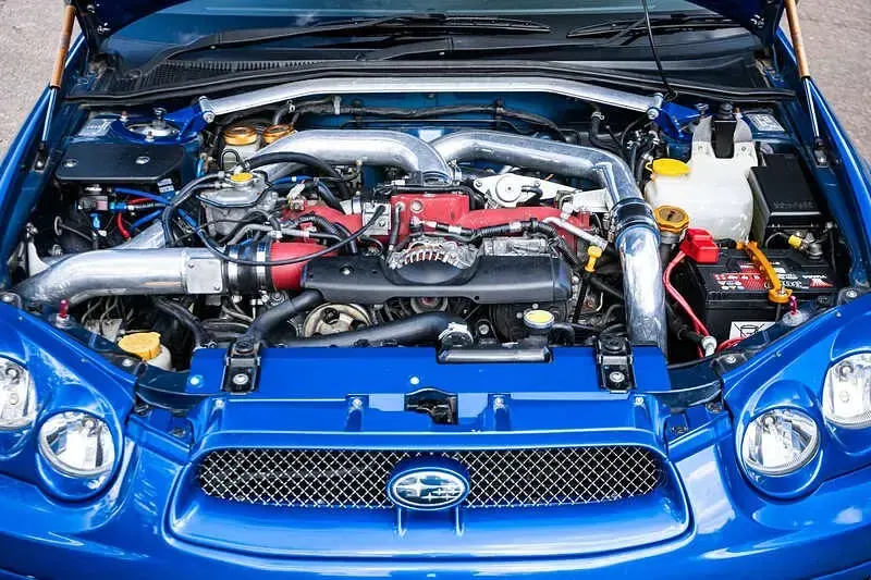 Usado Subaru Impreza 245 CV (180 kW) 2003 Azul Berlina