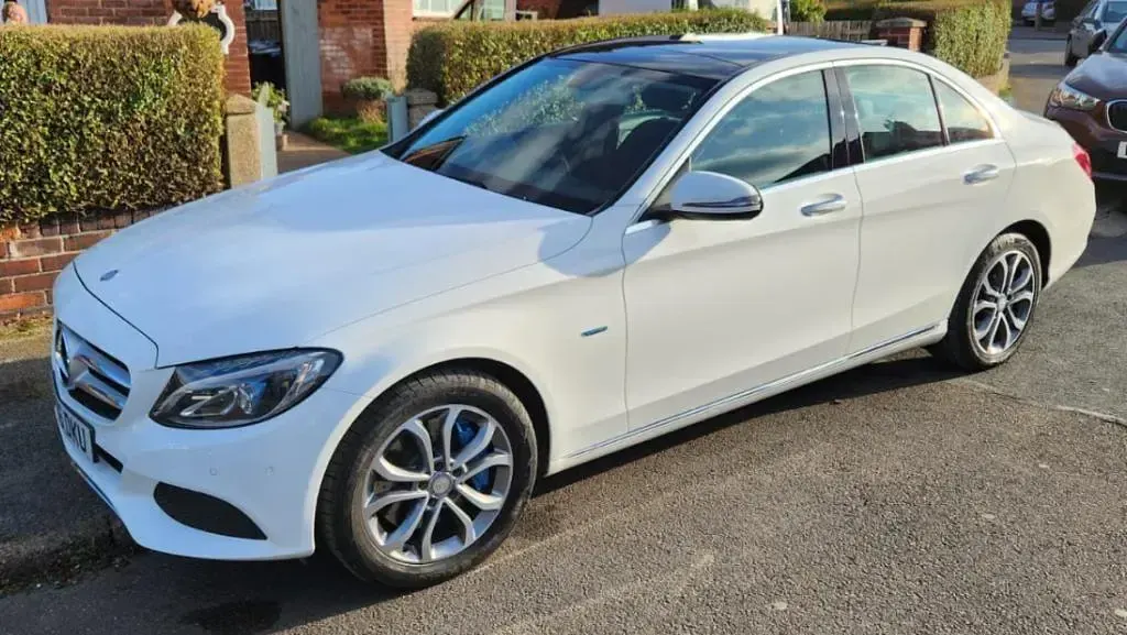 Used Mercedes C350e Premium 2016 White Sedan