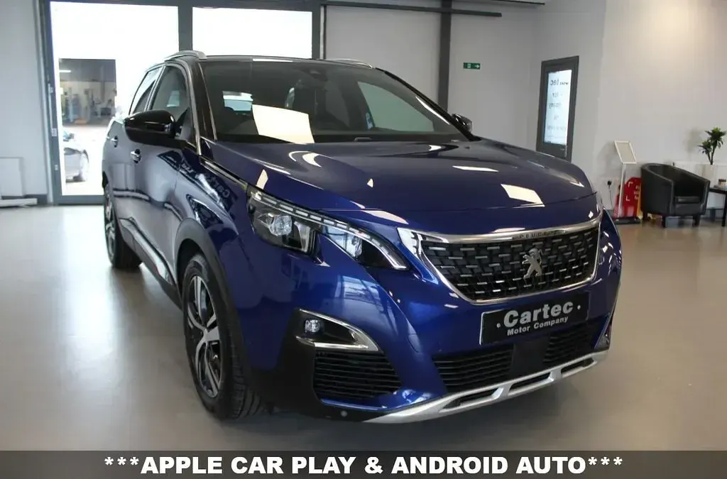 Used Peugeot 3008 GT-line 130 HP (95 kW) 2018 Blue SUV
