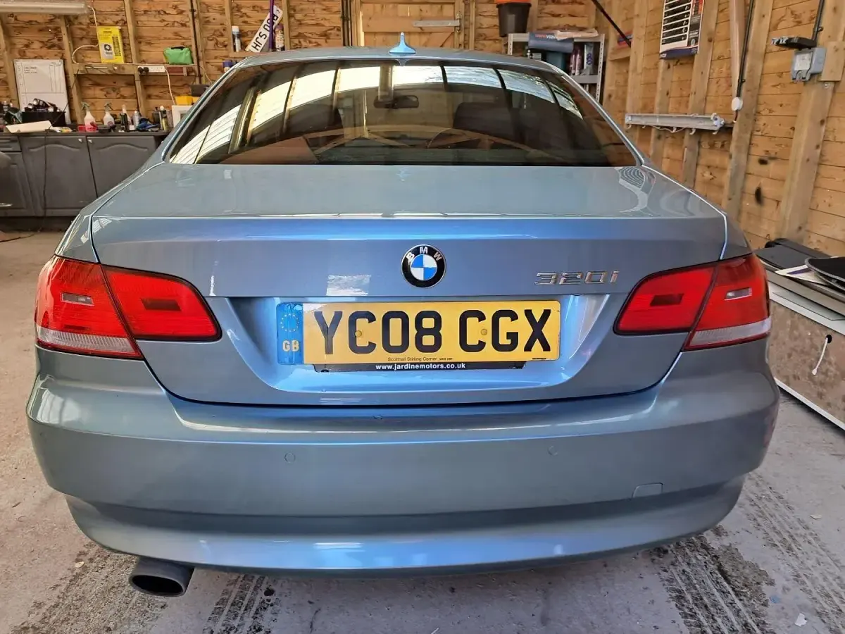 Used BMW 320 2008 Blue Coupe