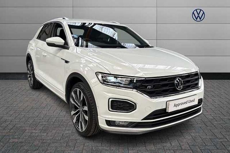 Used VW T-Roc R-line 150 HP (110 kW) 2021 White SUV