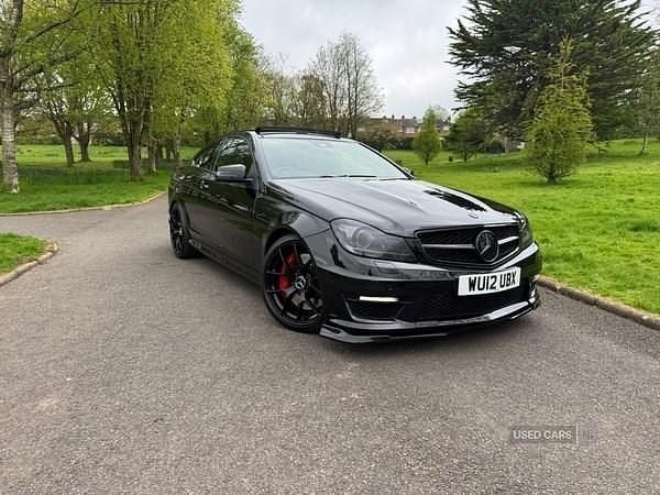 Black Used 2012 Mercedes C63 AMG AMG Edition 1 Coupe | £18,995 (Fair price) - Image 1/4