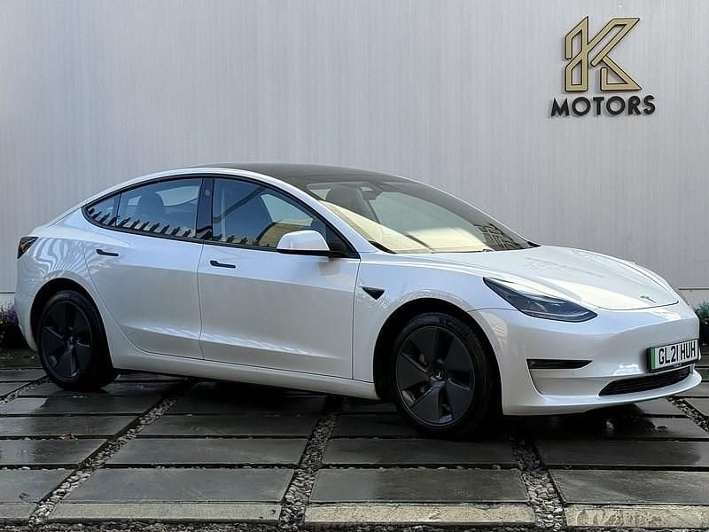 Used Tesla Model 3 Long Range AWD 366 kW (498 HP) 2021 White Sedan