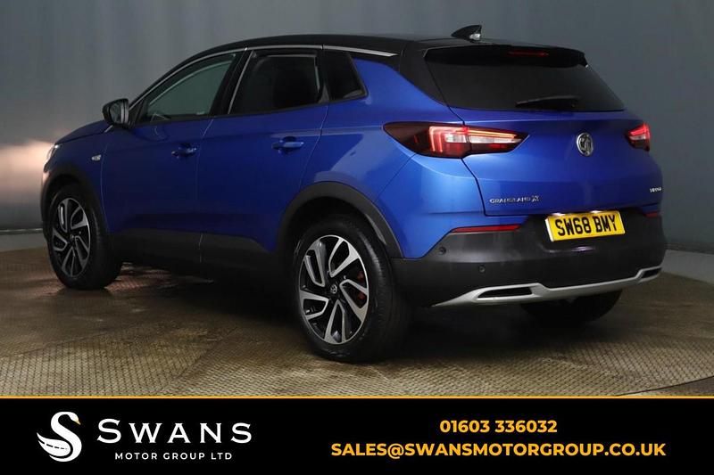 Used Vauxhall Grandland X Elite 120 HP (88 kW) 2018 Blue SUV