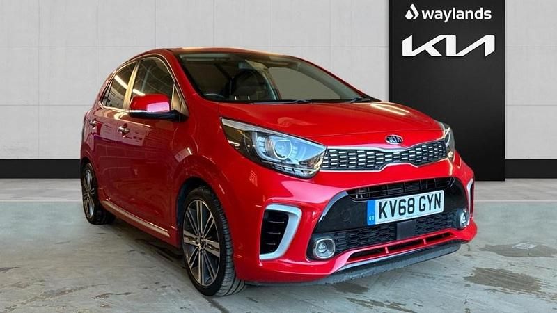 Red Used 2018 Kia Picanto GT-Line S Hatchback | £9,995 (Fair price) - Image 1/4