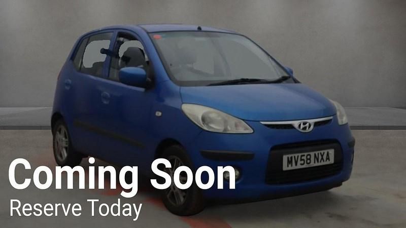 Blue Used 2008 Hyundai i10 Comfort Hatchback | £1,523 (Fair price) - Image 1/4