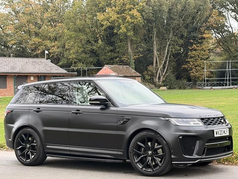 Black Used 2020 Land Rover Range Rover Sport SVR SUV | £33,995 (Good price) - Image 1/4