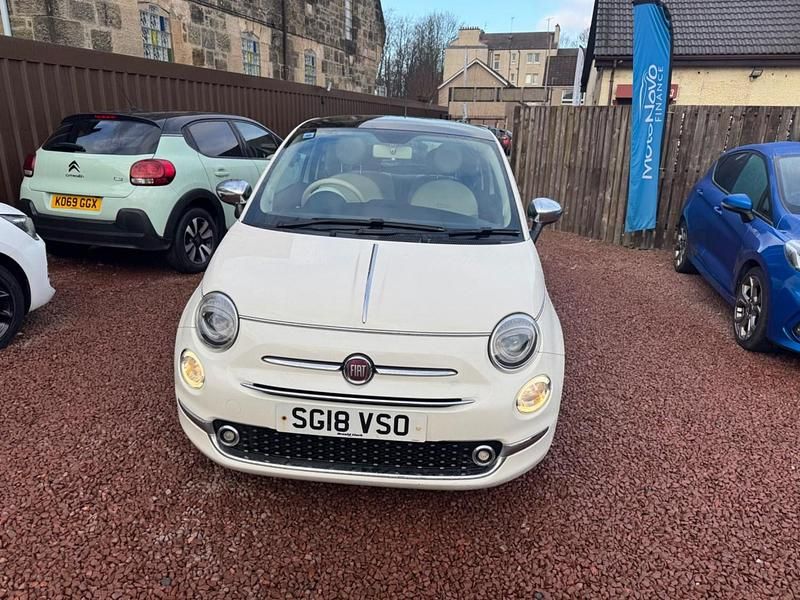 Used Fiat 500 Collezione 69 HP (50 kW) 2018 White Hatchback