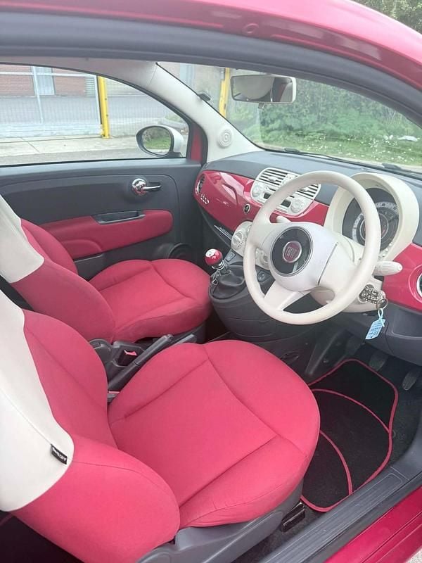 Używany Fiat 500 69 KM (50 kW) 2013 Czerwony Hatchback